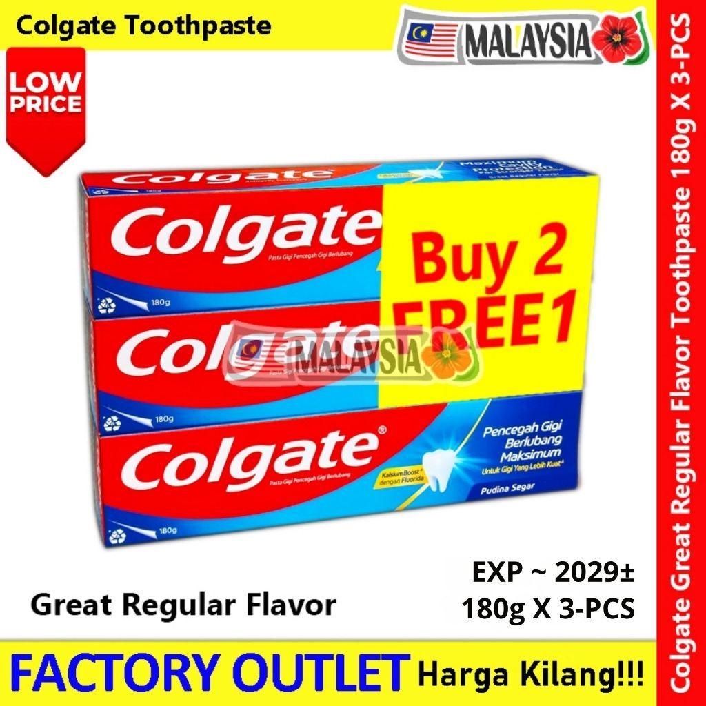 【EXP-2029±】 Colgate Maximum Cavity Protection Great Regular Flavour ...