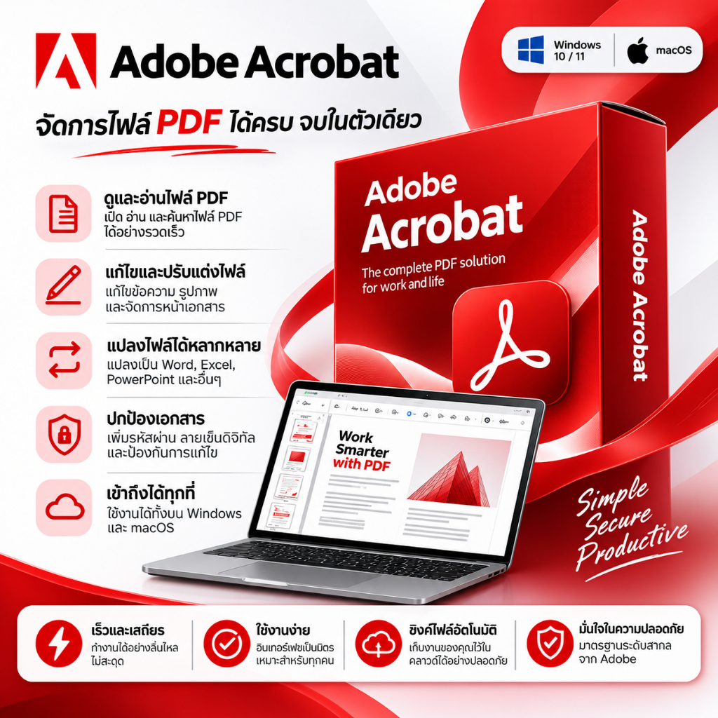 Acrobat PDF 2026 Full Version For Windows & Mac Professional PDF Editor ...