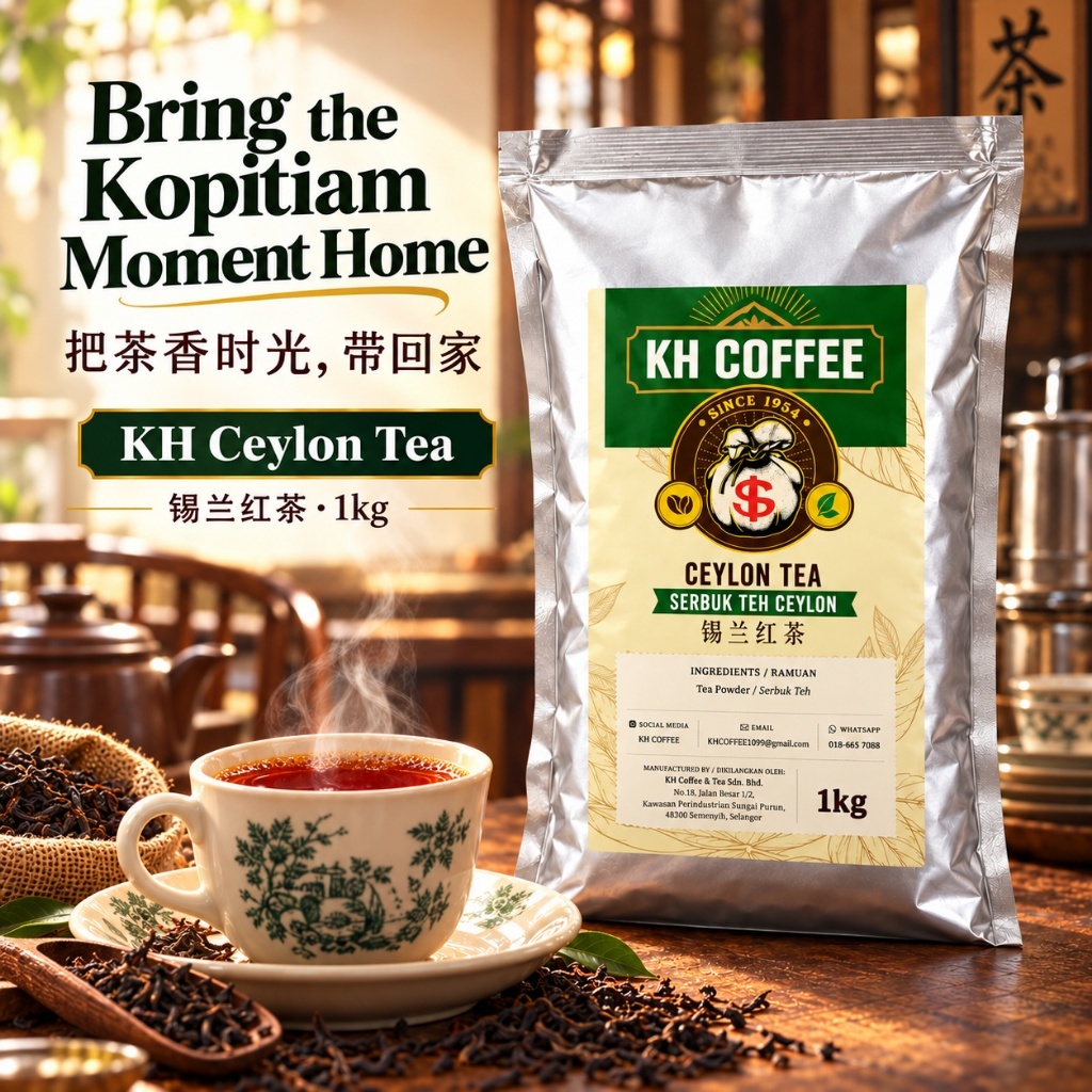 KH Coffee - 1KG Ceylon Mixture Tea Powder - Teh O, Teh Tarik - 西朗茶粉 ...