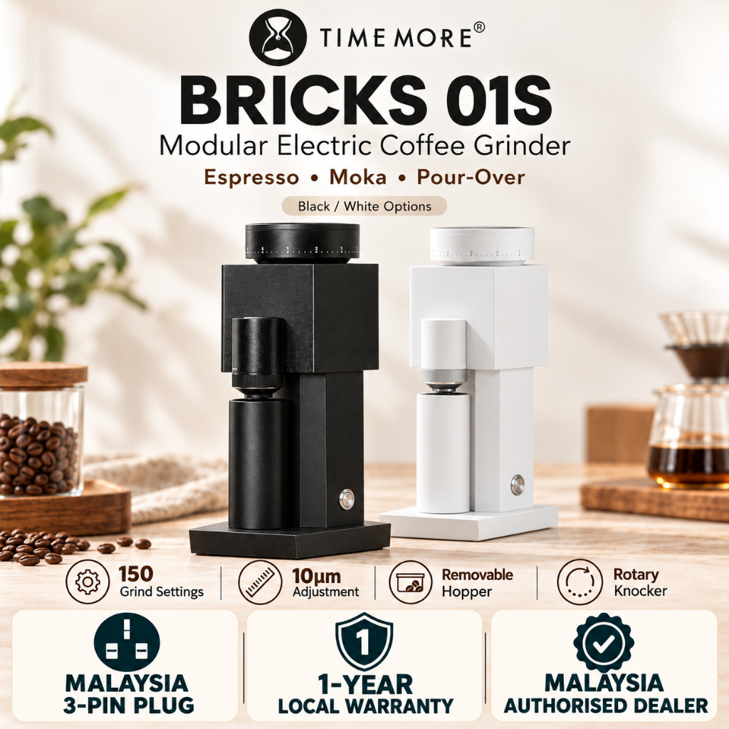 TIMEMORE BRICKS 01S Modular Electric Coffee Grinder | Burr Bean Mill ...