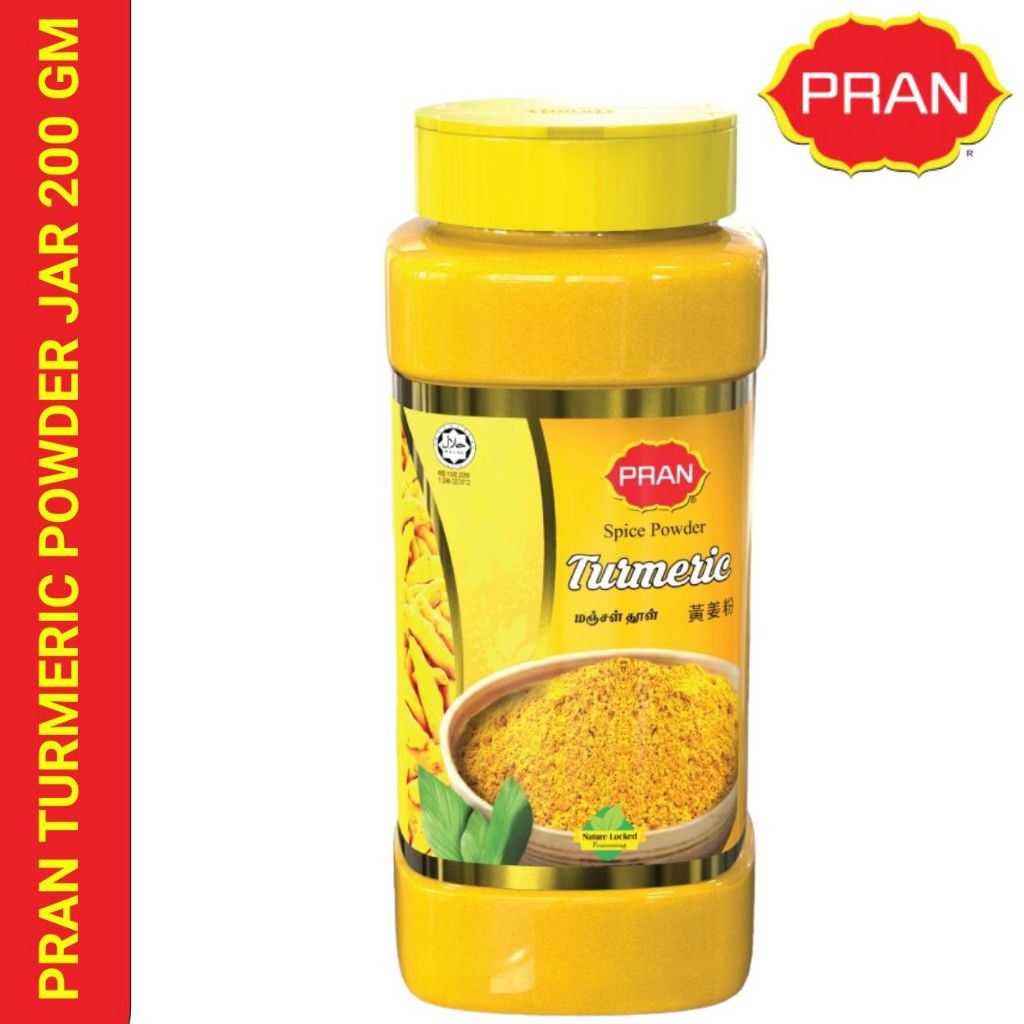 Pran Turmeric Powder Jar 200gm | Shopee Malaysia
