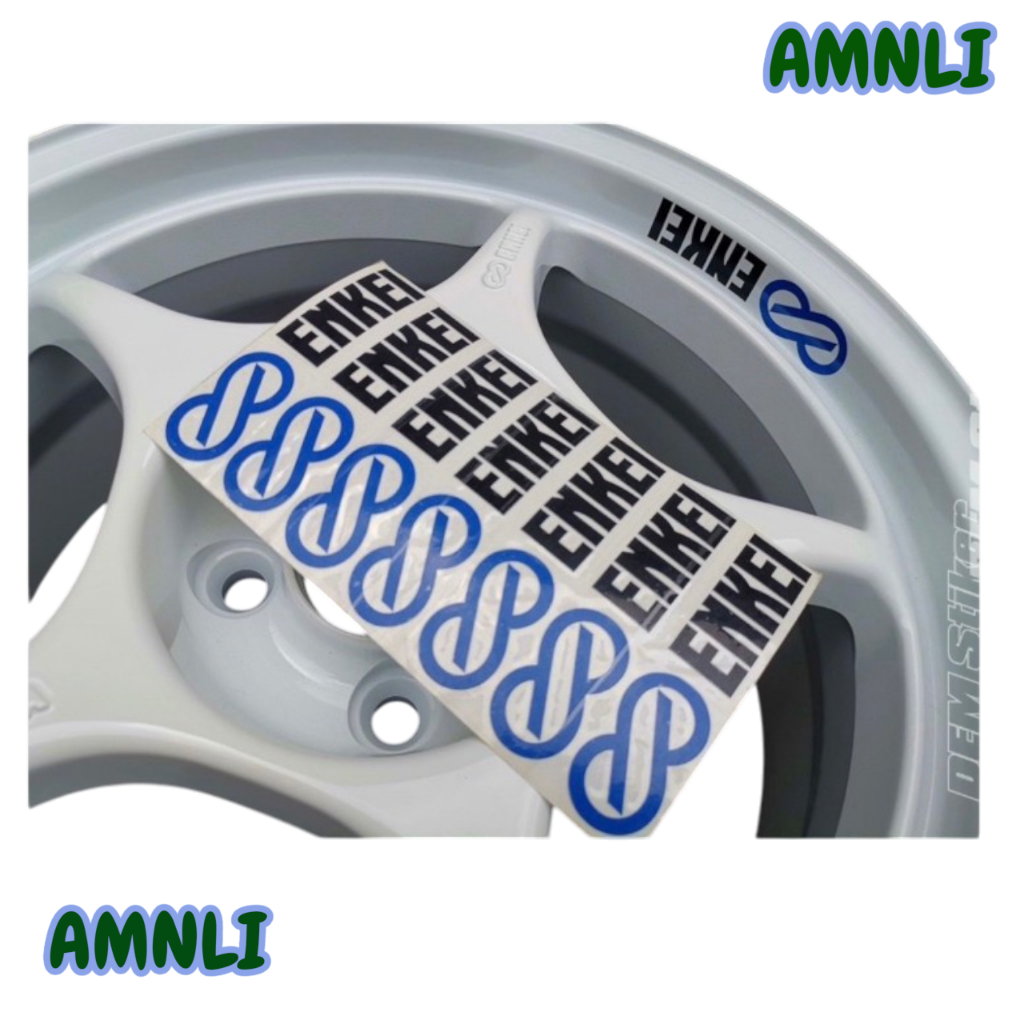 Rim Sticker Enkei Rpo1 1set 4pcs Auto option Myvi Wira Axia Alza Saga ...