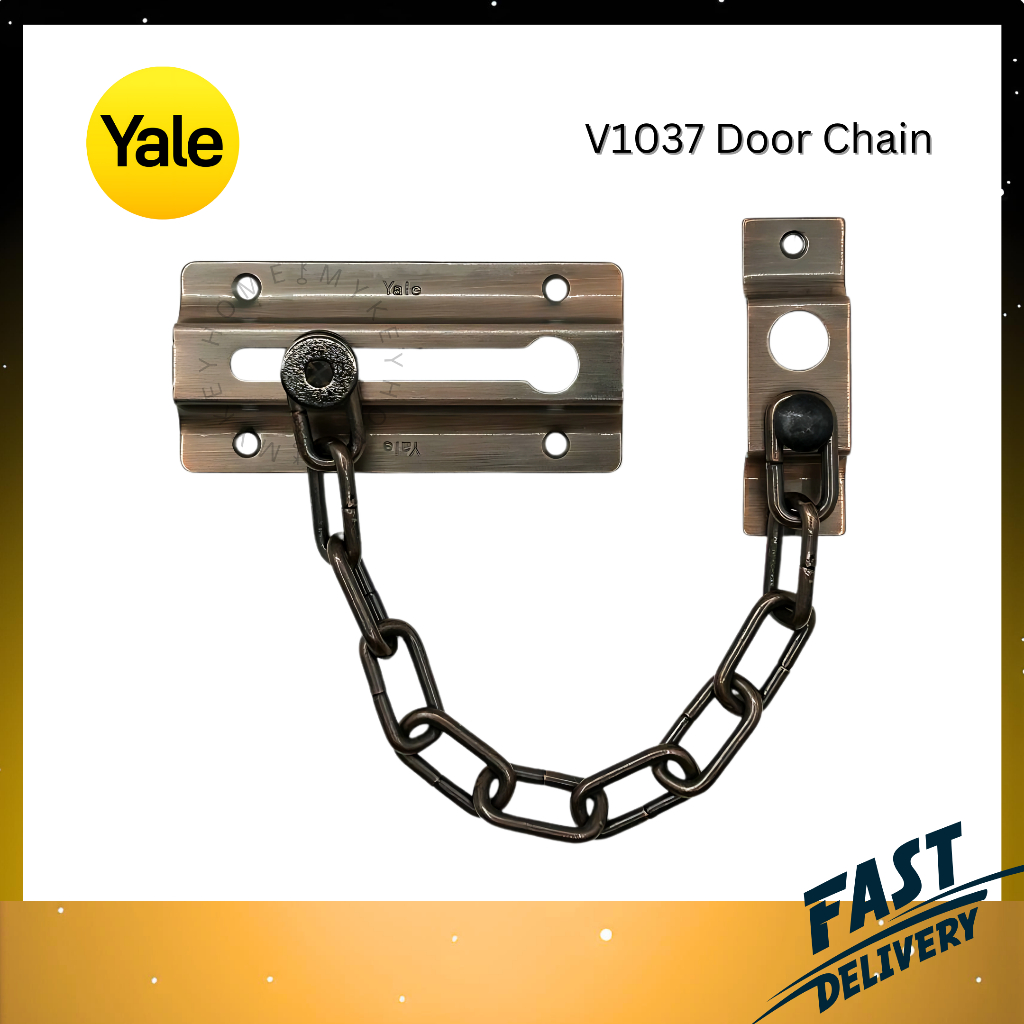 Yale V1037 Security Door Chain Lock Rantai Pintu Keselamatan (US11 ...