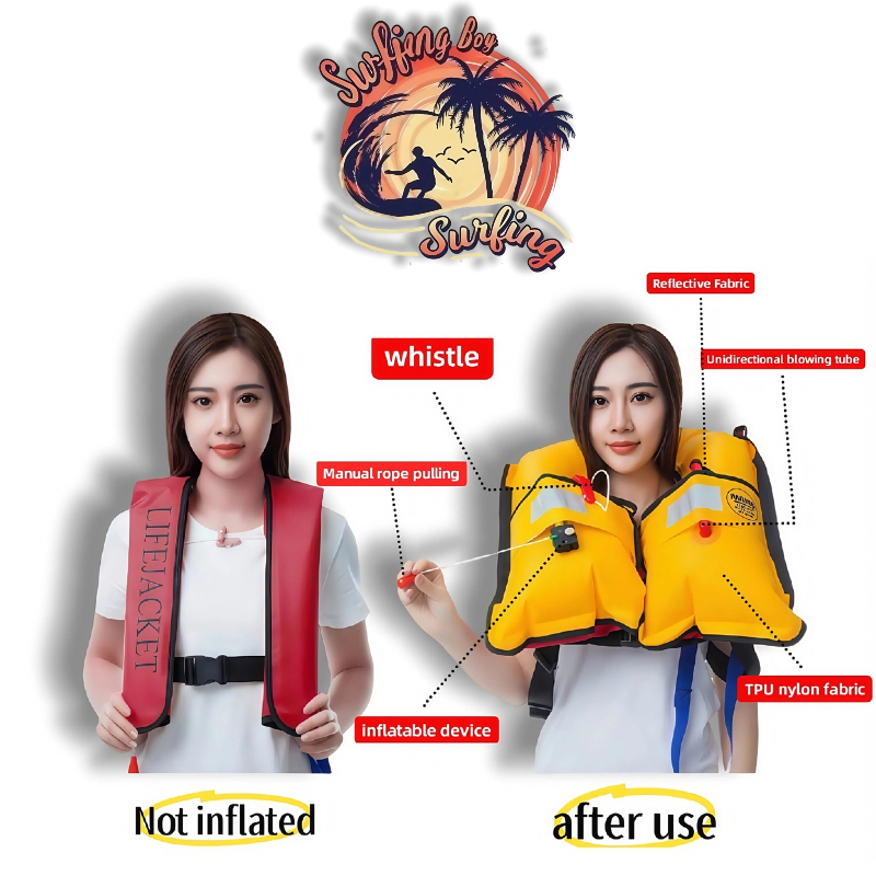 Fishing life jacket swimming rowing drifting life jacket adult marine ...