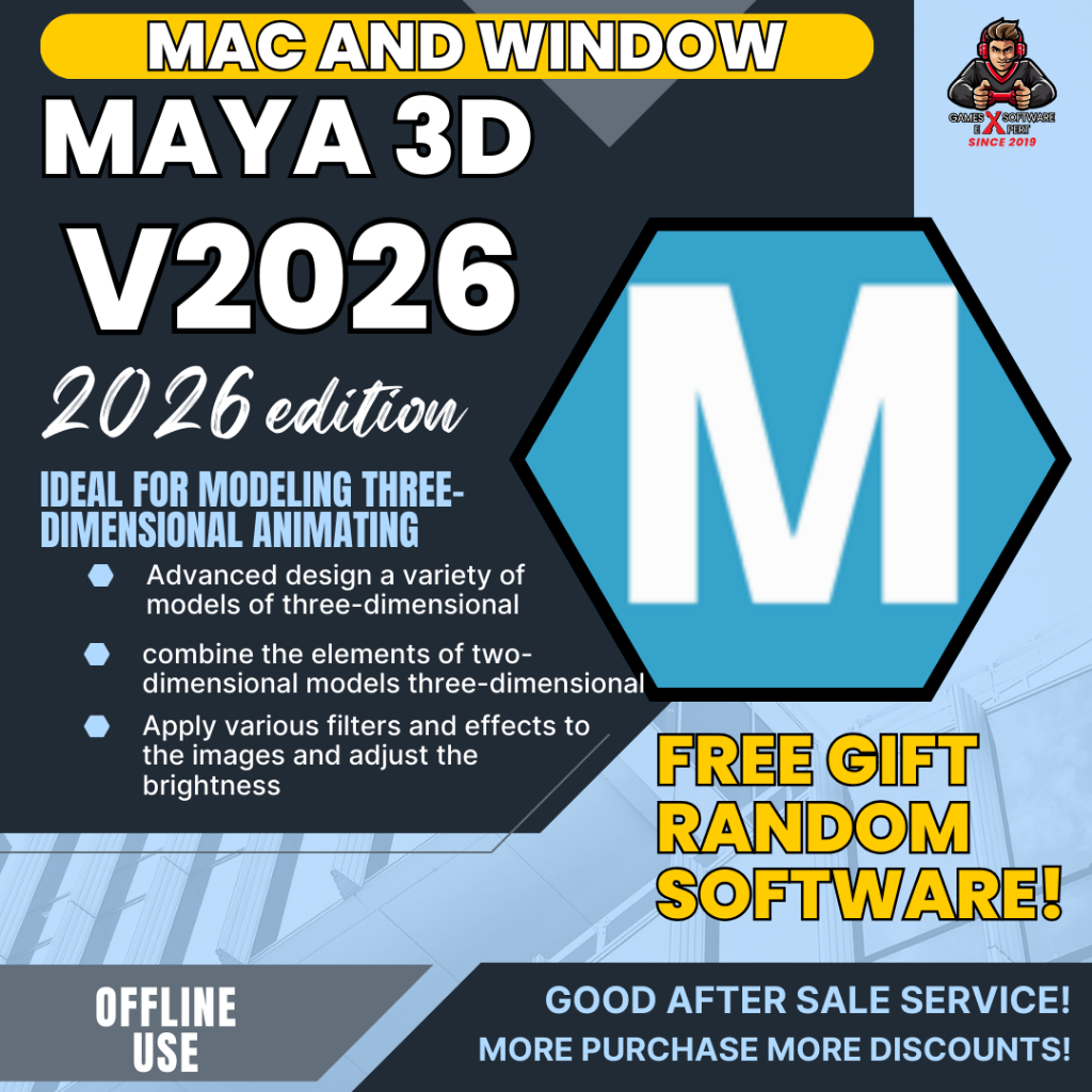 Maya 3D V2026 Latest Professional Modeling Three-dimensional Animating ...