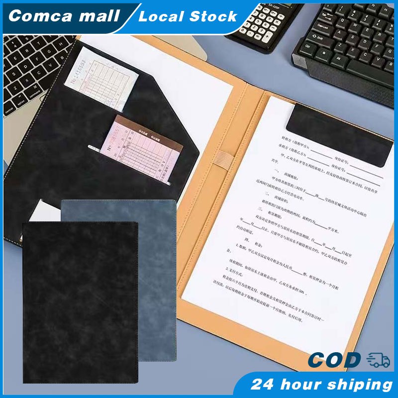A4 Multifunctional Business Office Leather Folder / File Folder ...