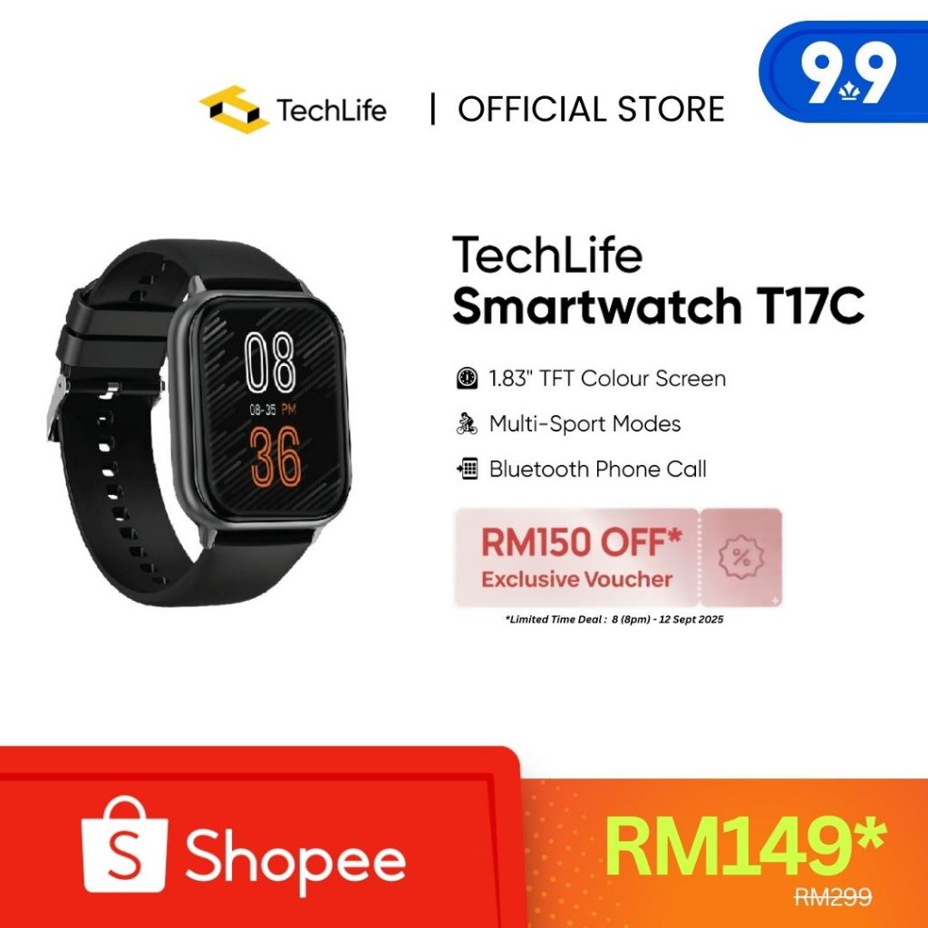 Techlife Smart Watch Price Shopee Techlife Smart Wrist Realme