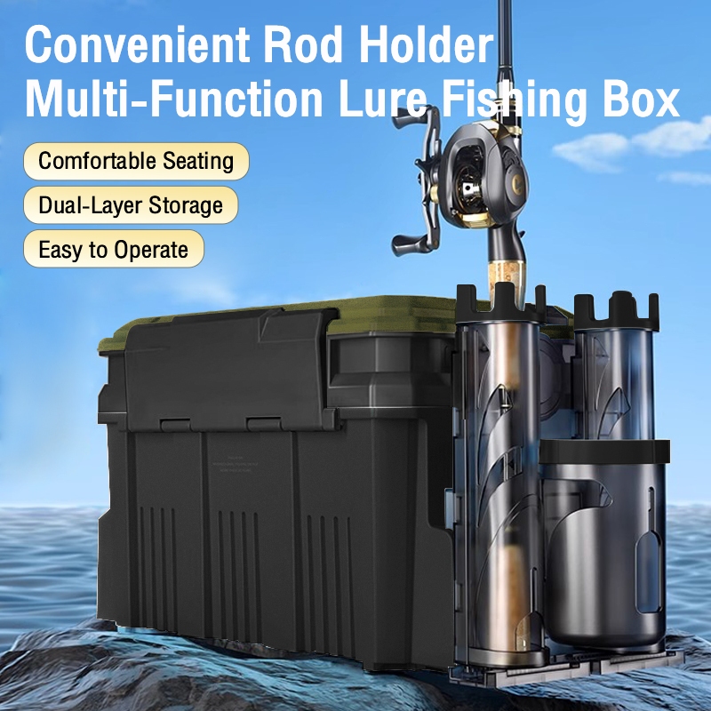 Outdoor Fishing Tackle Box Lure Fishing Box Large Capacity Fishing ...