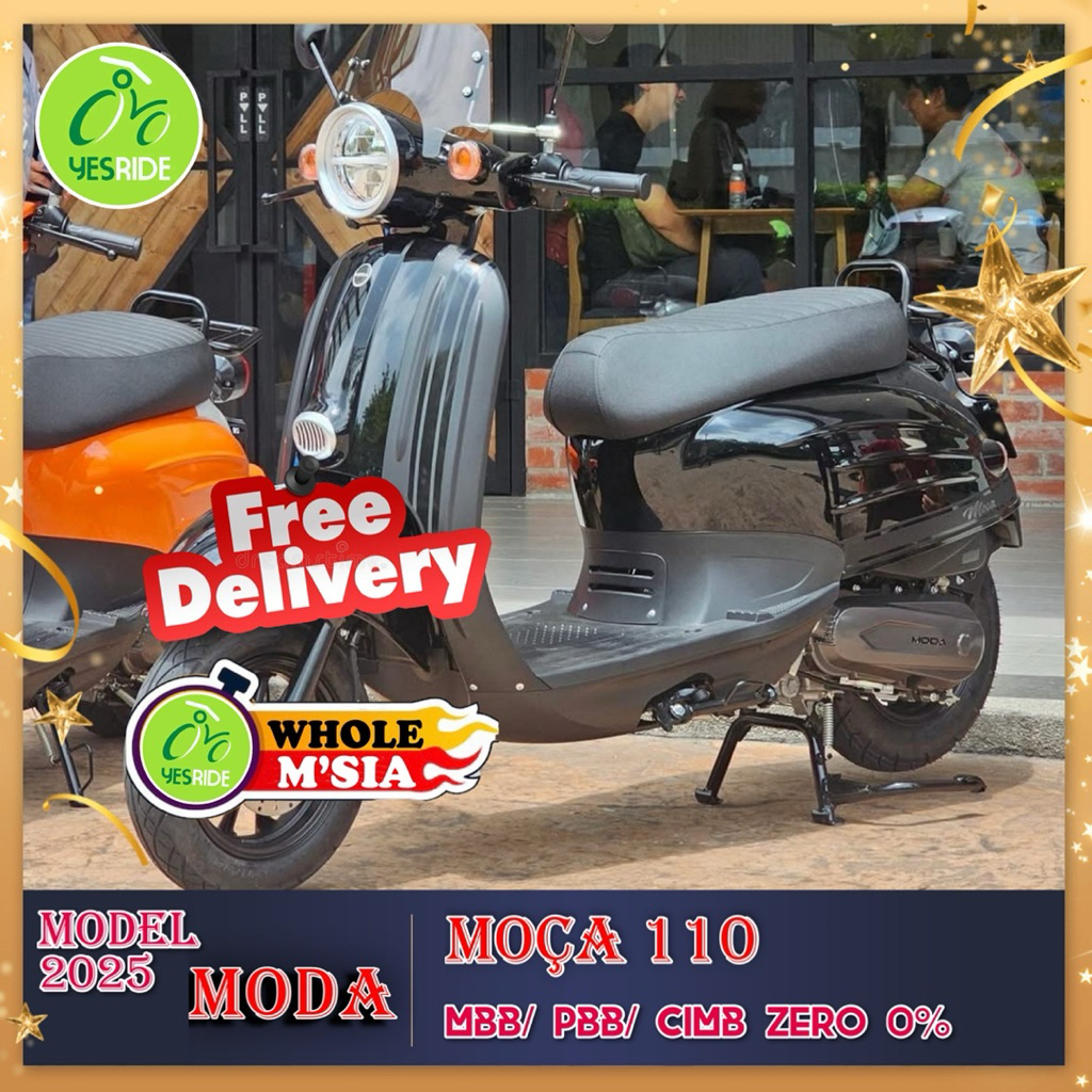 MODA moca110 New model 2025 | Shopee Malaysia