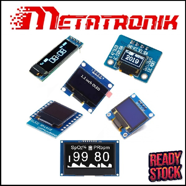 OLED Display Module 0.42 0.66 0.91 0.96 1.3 inch I2C SSD1306 SH1106 for ...