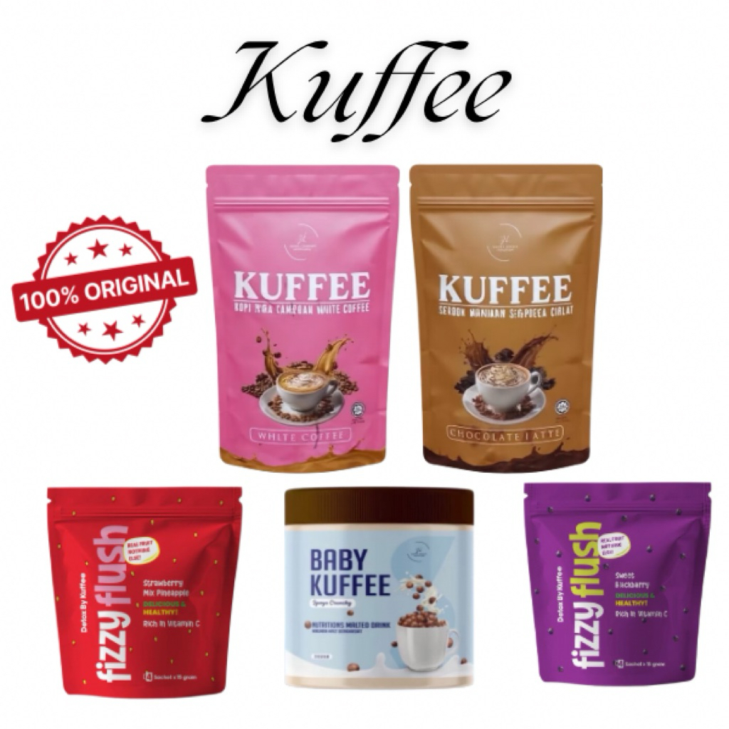 KUFFEE ~ LUNIEY ILLUNIEY KUFFEE PREMIX CHOCOLATE WHITE COFFEE ORIGINAL ...