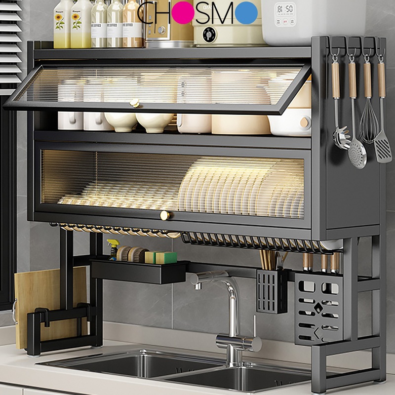 Rak Dapur Stainless Steel Cabinet Sink Dish Rack Rak Pinggan Sinki Dish ...