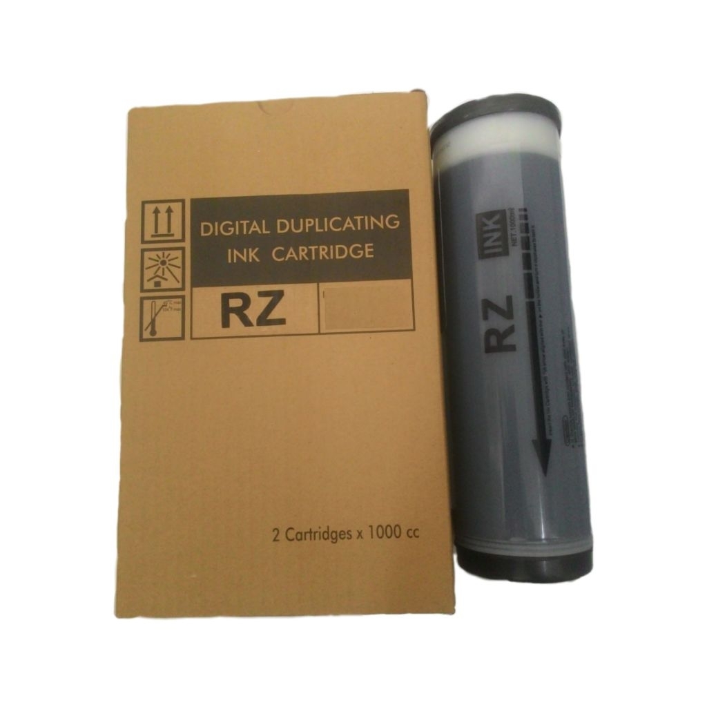 Ink 2 bottle RZ/RV/EV Duplicator Ink Black 2 tubes 1000ml | Shopee Malaysia