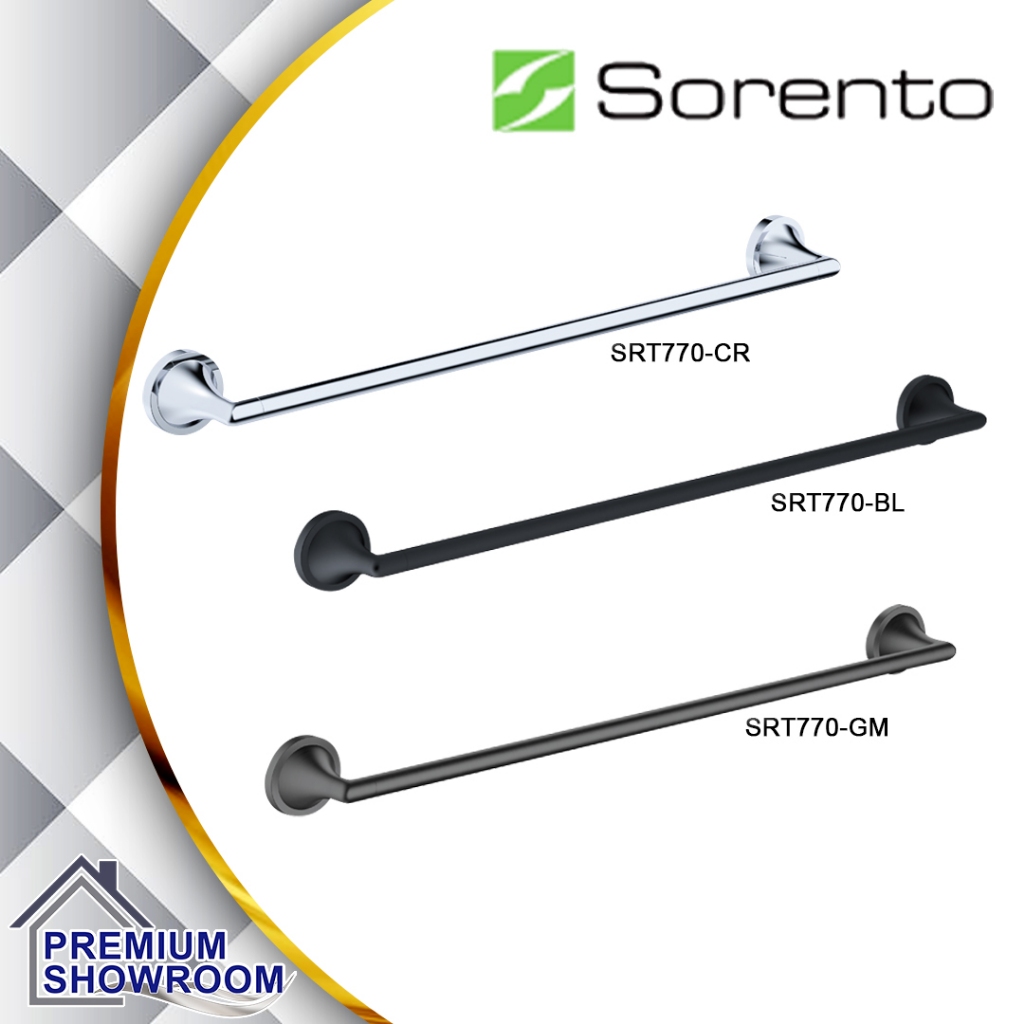 (Latest 2025) SORENTO Towel Bar 803mm / SINGLE Stainless Steel Towel ...