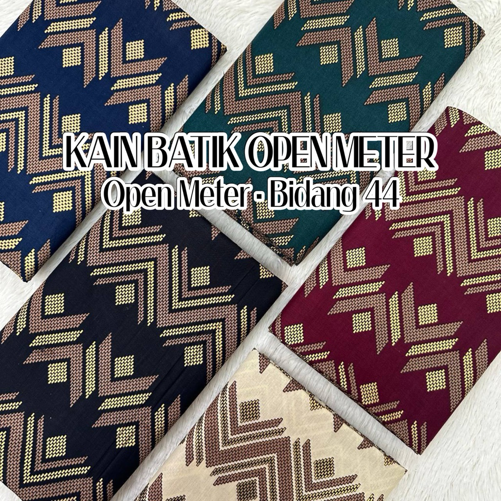 🌷 KAIN BATIK OPEN METER BIDANG 44 READYSTOCK 🌷TEMA KLASIK BATIK ...