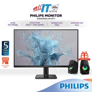PHILIPS 27E2N1500L/69 27" QHD IPS MONITOR | 75Hz