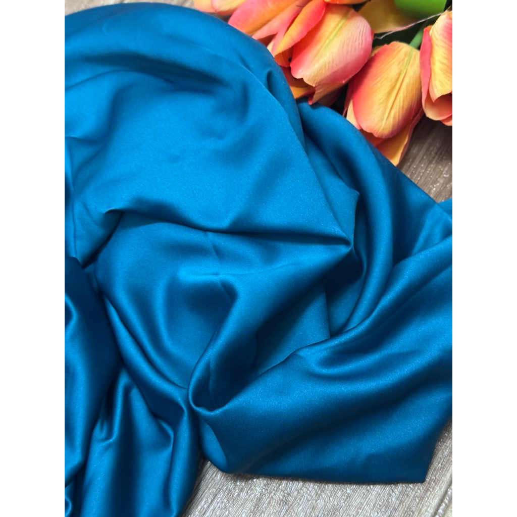 KAIN TEMA RAYA 2026 MATERIAL VALENTINO SOLUNA SILK DULL SATIN | Shopee ...