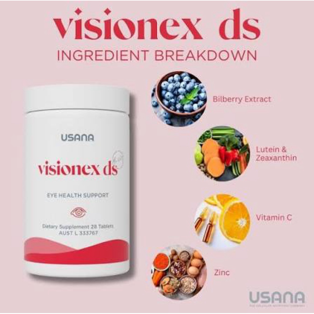 100% Original Ready USANA Visionex / 视力宝 ™AUTHENTIC 100% [EXP12/2026 ...