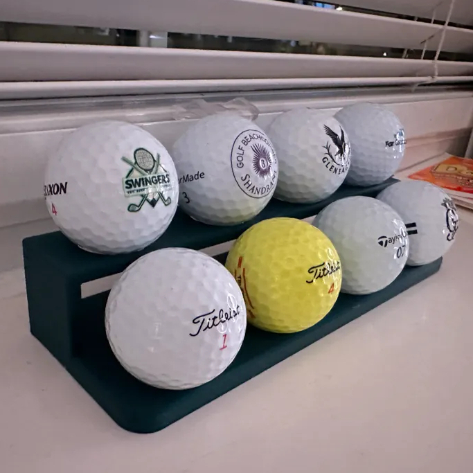 Golf Ball Display Stand, Double Layer Display Rack | Shopee Malaysia