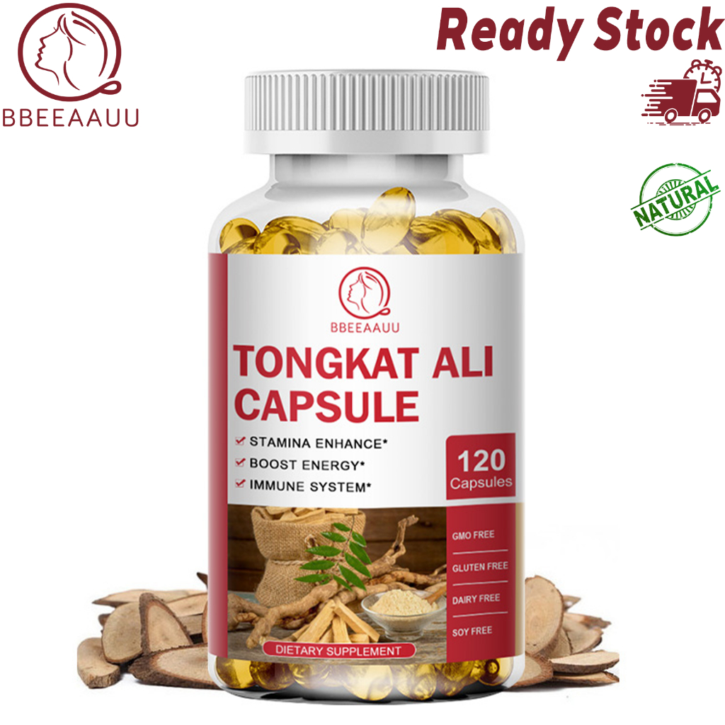 Vegan Tongkat Ali Capsules 120pcs For Enhancing Male Function ...
