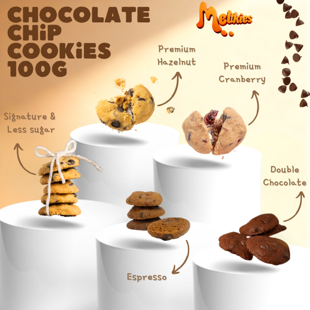 MELTKIES Freshly Baked Chocolate Chip Cookies | All 6 Irresistible ...