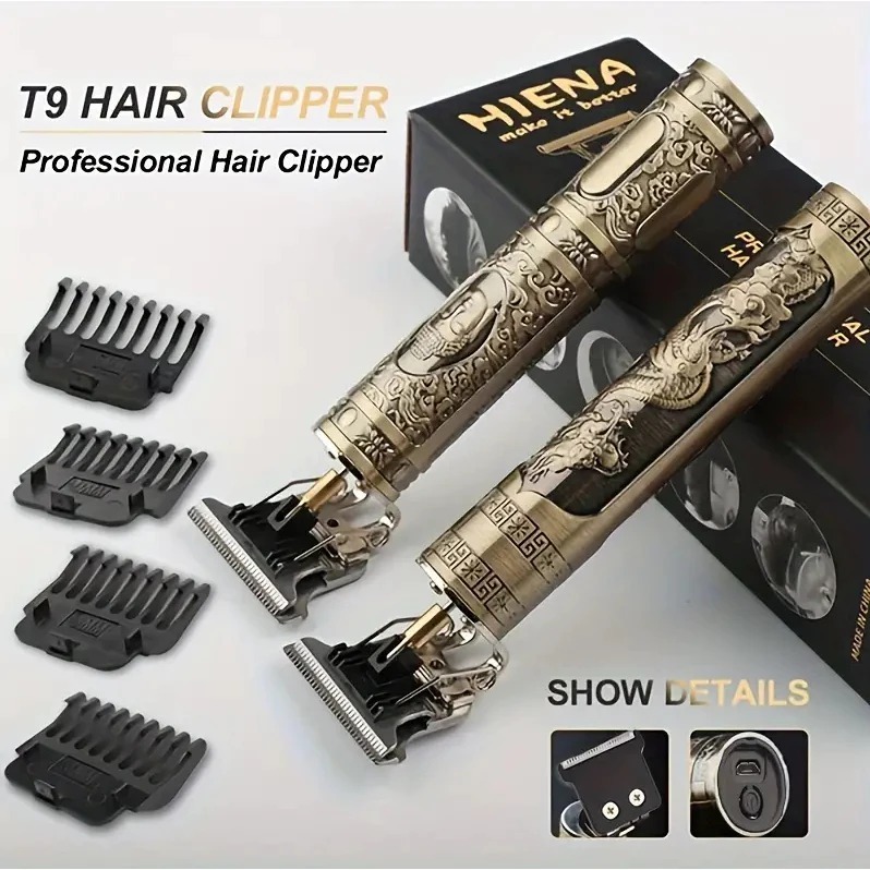 【READY STOCK】MAGIC HOME T9 Electric Hair Clipper Professional Cordless ...