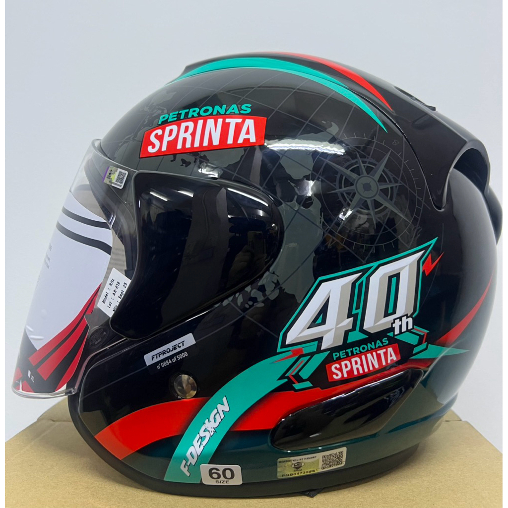 ARC RITZ PETRONAS SPRINTA 40th - HELMET LIMITED EDITION - LUCKY DRAW ...