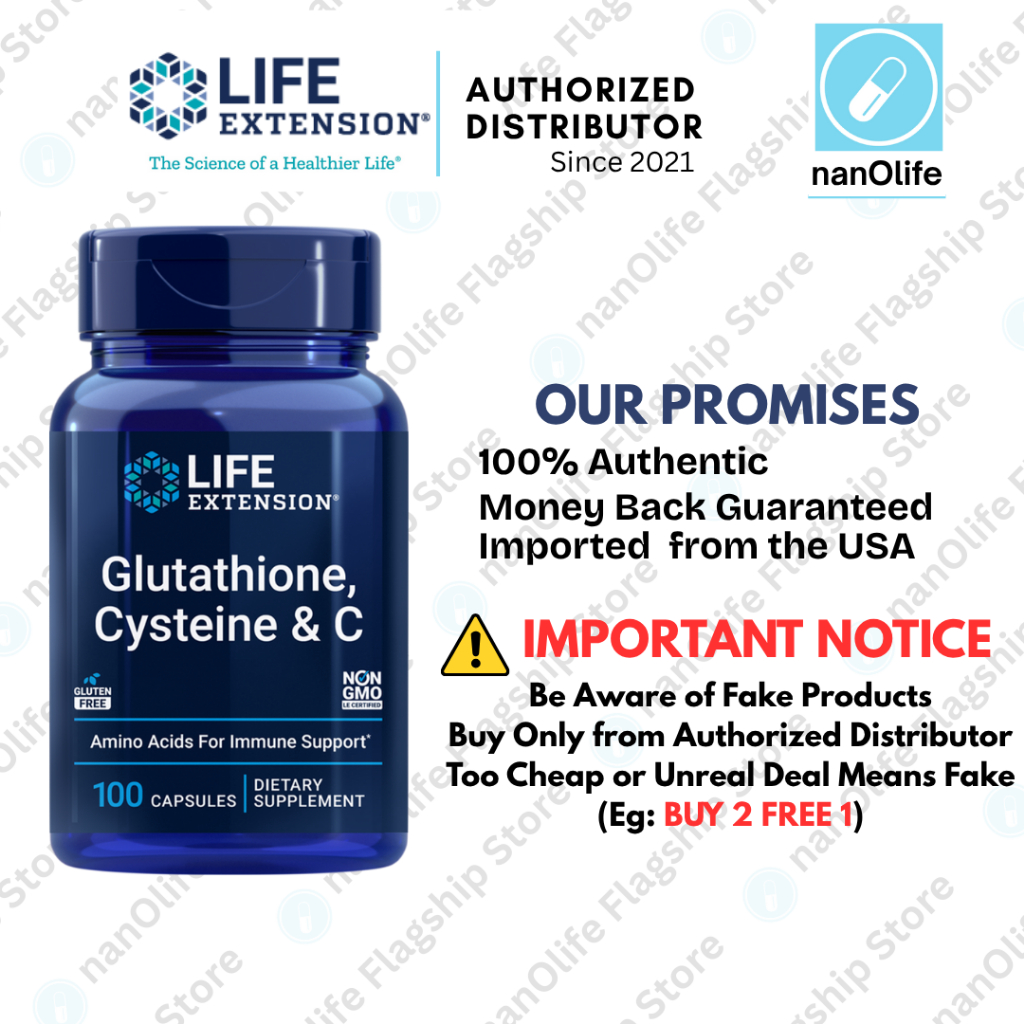 glutathione life extension Life Extension L Glutamine Capsules & Powder main image 1