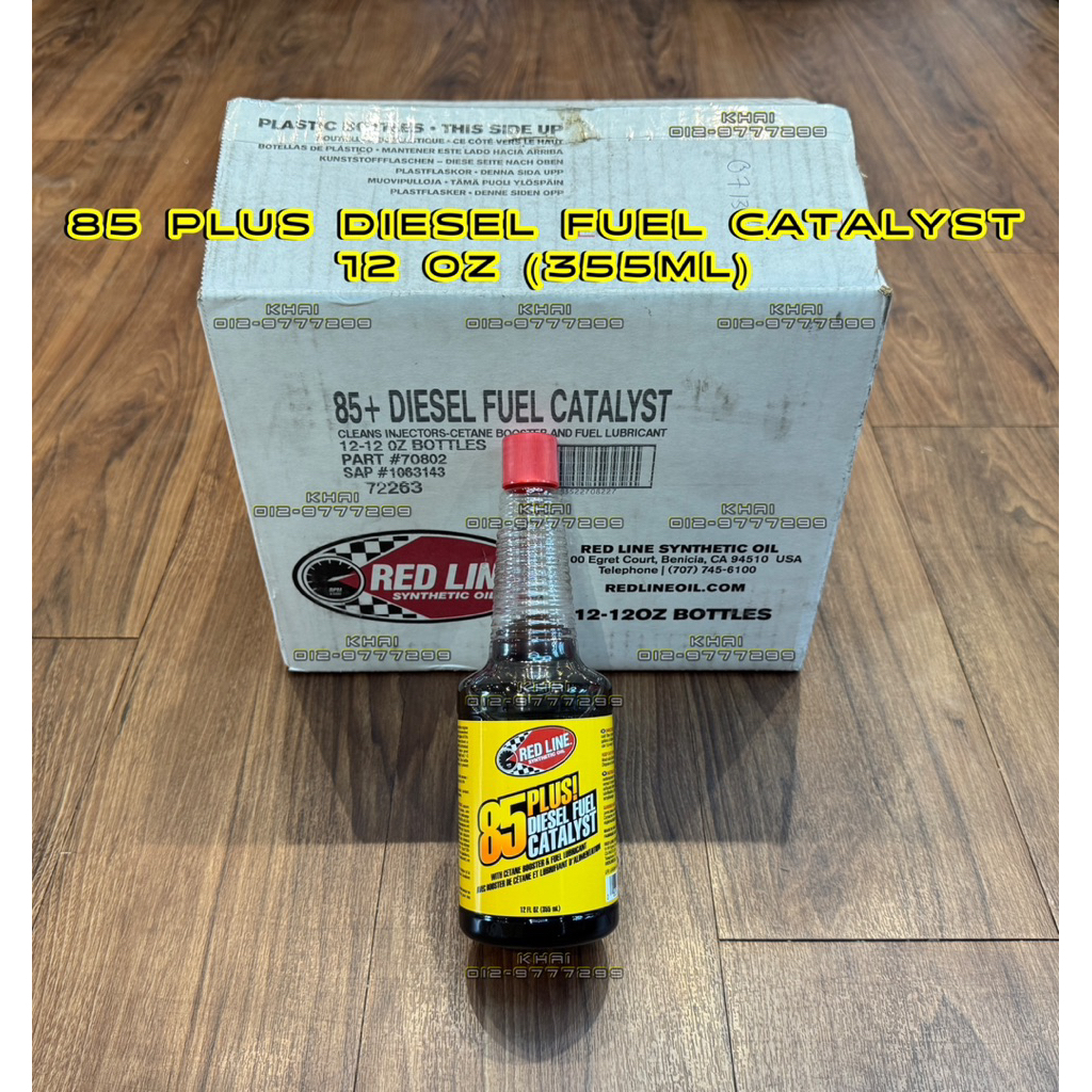 REDLINE 85 Plus Diesel Fuel Catalyst 355ML Red Line Cleaner Fuel ...