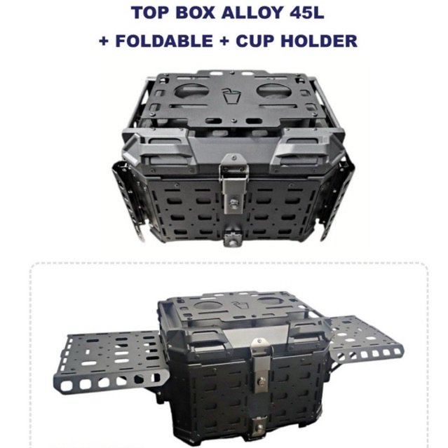 CNC Alloy Camper Foldable Top Box Storage 45 Liter Multi Functional ...