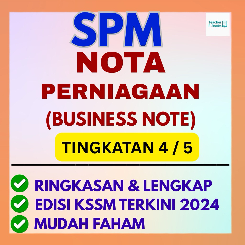 [Soft Copy PDF 📩]SPM Nota Perniagaan | Business Exam Notes 2024 ...