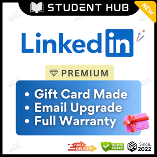 Linkedin Business Premium | Career | Own Mail | Gift Card Activation