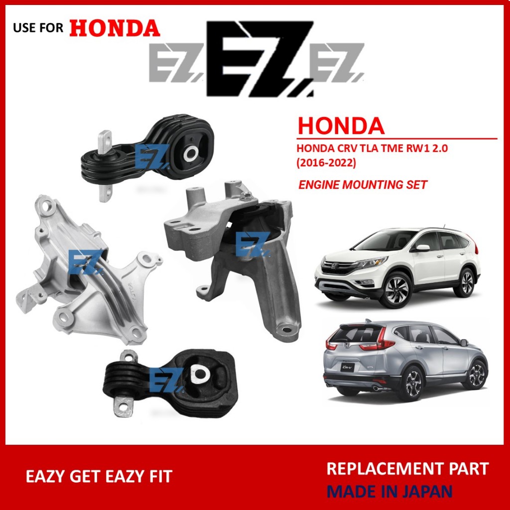 [4 IN 1] - ENGINE MOUNTING SET HONDA CRV TLA TME RW1 2.0 2016-2022 ...