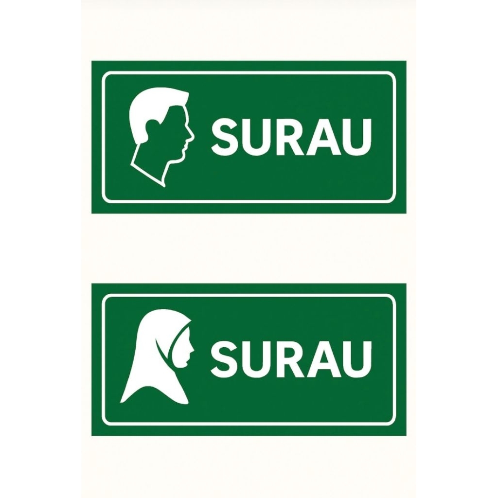 PAPAN TANDA SURAU 12 INCI X 4 INCI (GANTUNG) | Shopee Malaysia