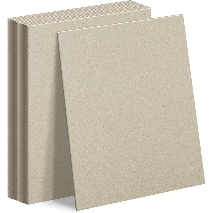 1.33MM 800gsm A3 A4 A5 A6 premium grey chipboard card board kad tebal ...