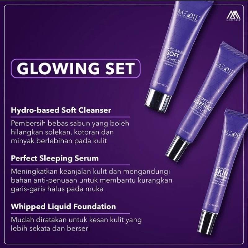 ORIGINAL | MAMADIL MEDIL SKINCARE SET - CLEANSER FOUNDATION SERUM ...
