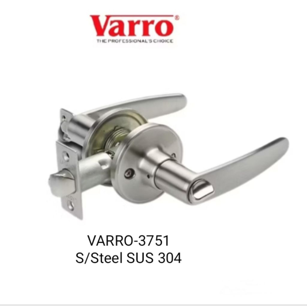 VARRO- Premium Heavy Duty Stainless Steel SUS 304 Tubular Lever Handle ...