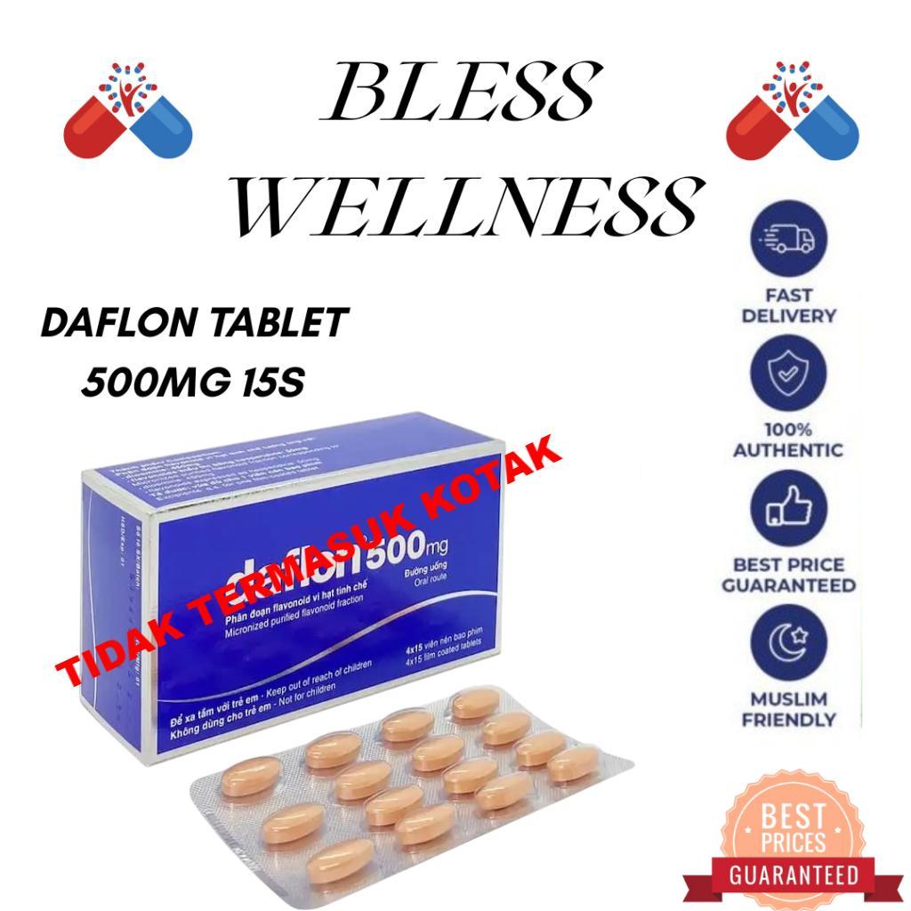 DAFLON TABLET 500MG 15'S FOR HEMMORHOID(1 STRIP SAHAJA) | Shopee Malaysia