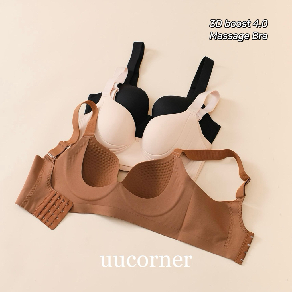 [UUCORNER] Boba Massage 3D boost 4.0 Bra | anti-saggy BCD CUP M - 4XL ...