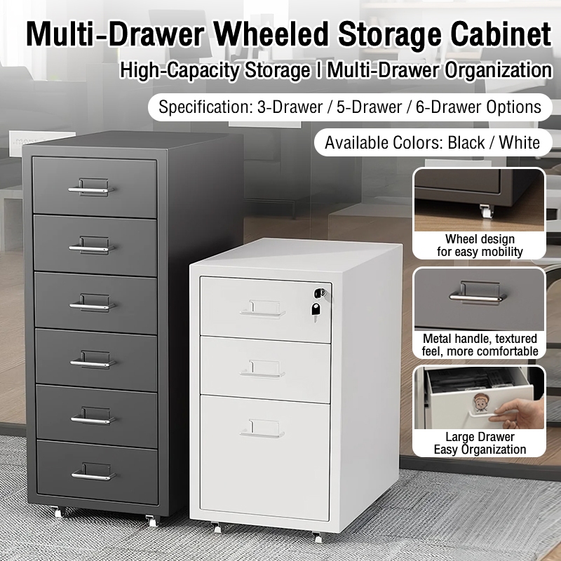 Kabinet File Cabinet Office Cabinet Storage Cabinet Mobile Pedestal ...