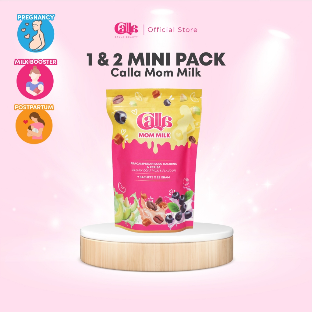 1 PACK CALLA MOM MILK & CALLA MILK | 1 Pouch Susu Kambing Berperisa 1 ...