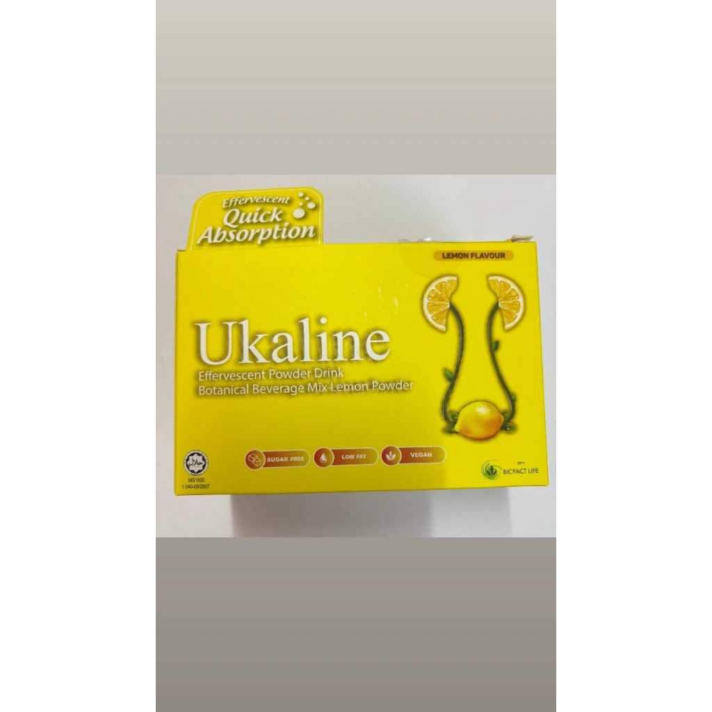 Biofact Life Ukaline Effervescent Powder Drink Lemon Flavour 5g Sachet ...