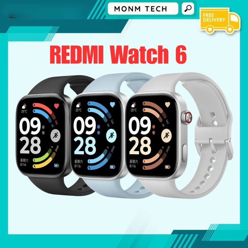 REDMI Watch 6 HyperOS 3 2.07-inch AMOLED display 60Hz refresh rate 82% ...
