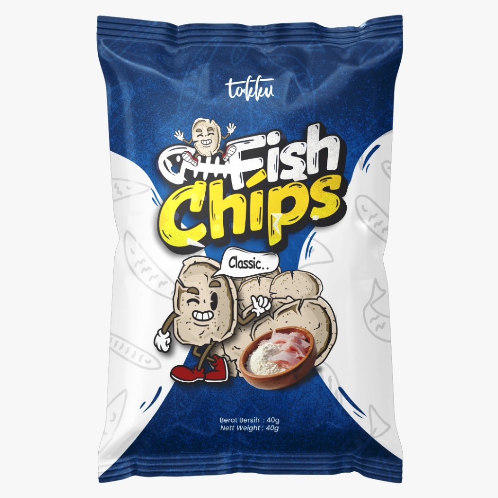 Tokku Leko Keropok Segera (Original) 40g x 10 - Kerepek Ikan Rangup ...