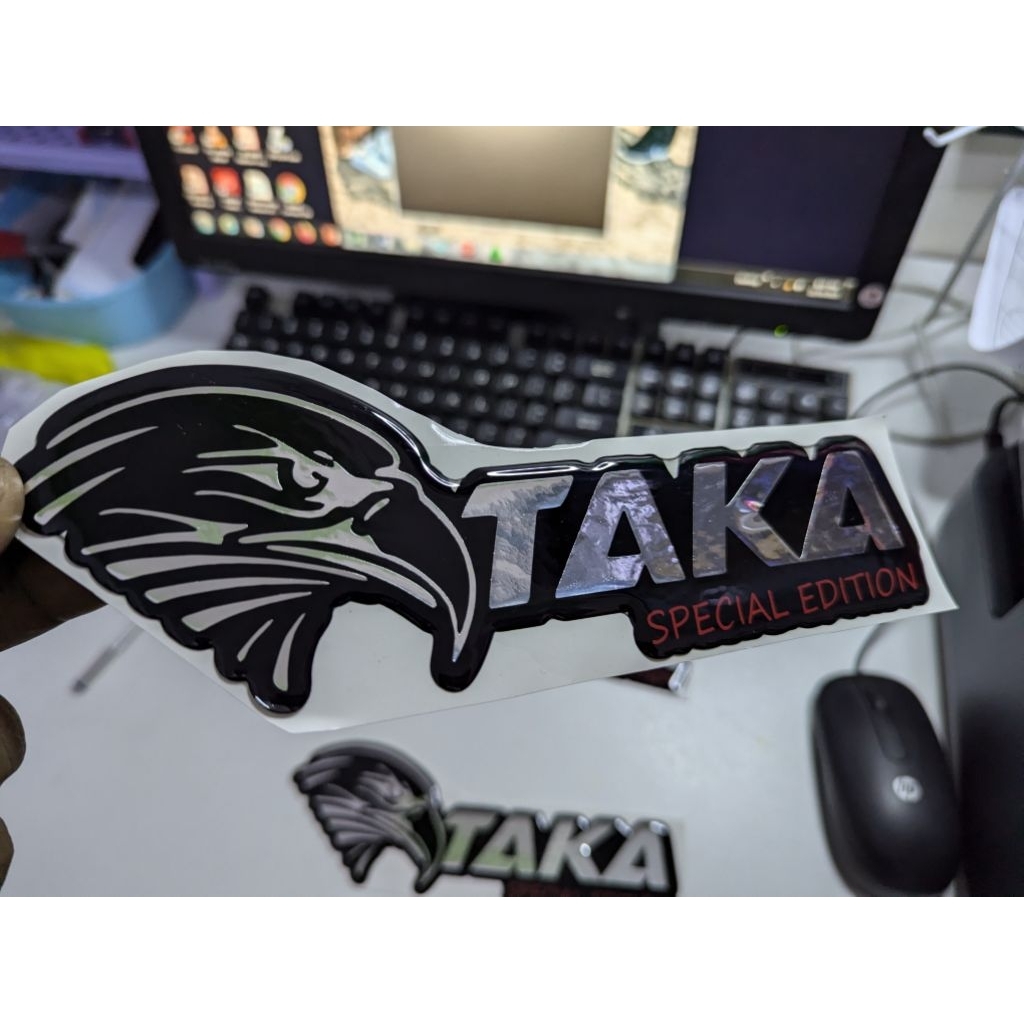 roof box sticker taka timbul exposy embland resins dan biasa(original ...