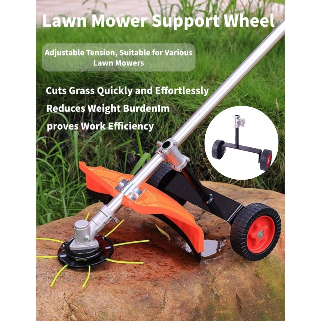 Mekitor Roda Mesin Rumput Grass Trimmer Wheel Lawn Mower Wheel Grass ...
