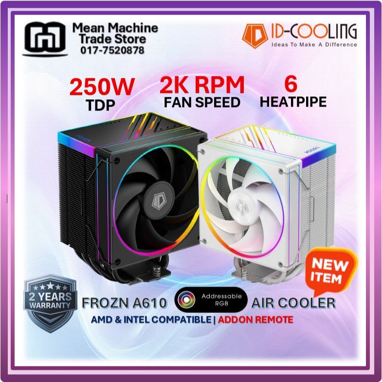ID-COOLING FROZN A610 ARGB 250W TDP Air Tower Cooler For Intel & AMD ...