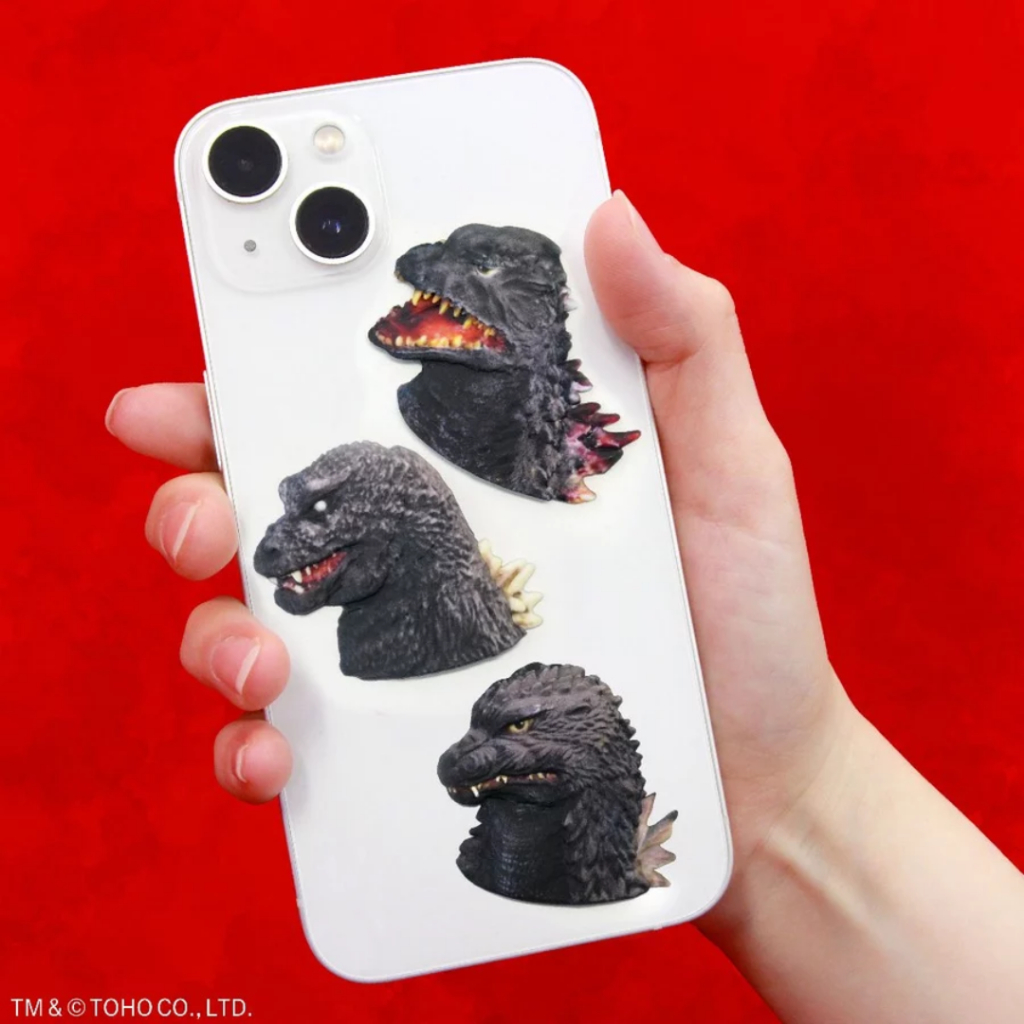 IRON FACTORY Godzilla Face 3D Sticker | Shopee Malaysia