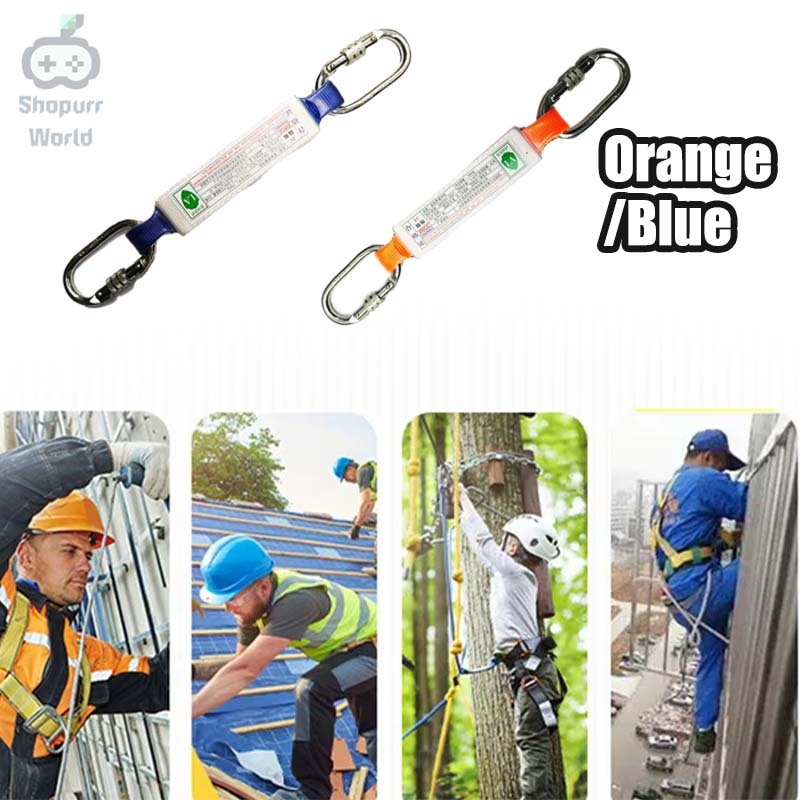 Safety Lanyard Shock Absorber For Fall Protection Harness Climbing Rope ...