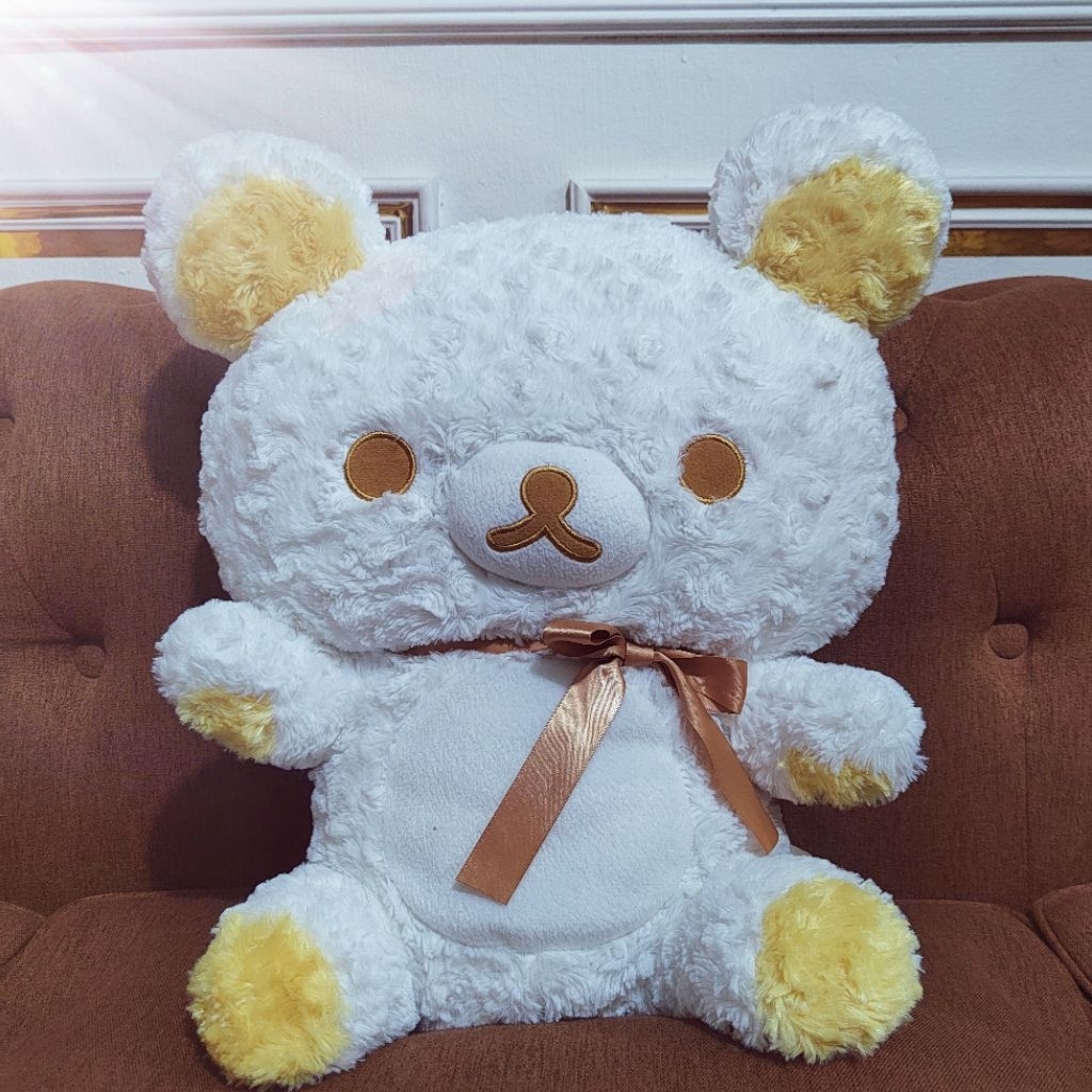 Rilakkuma White Rose Plush Doll XL Premium Christmas JAPAN | Shopee ...